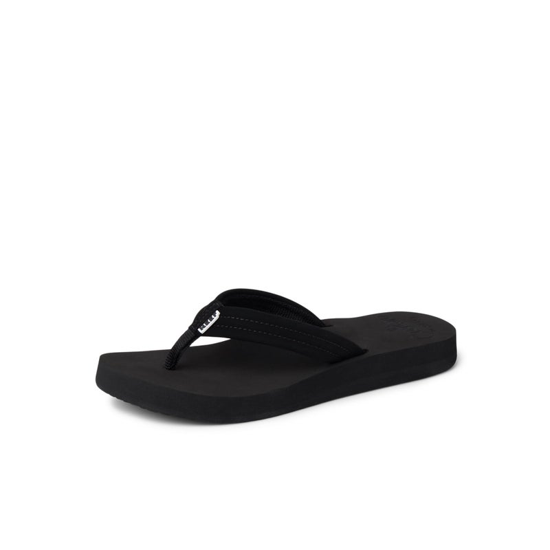 Reef Cushion Breeze Womens Flip Flop, Ultra Soft Cushion Footbed, Arch Support, Black/Black, 11 - Image 1